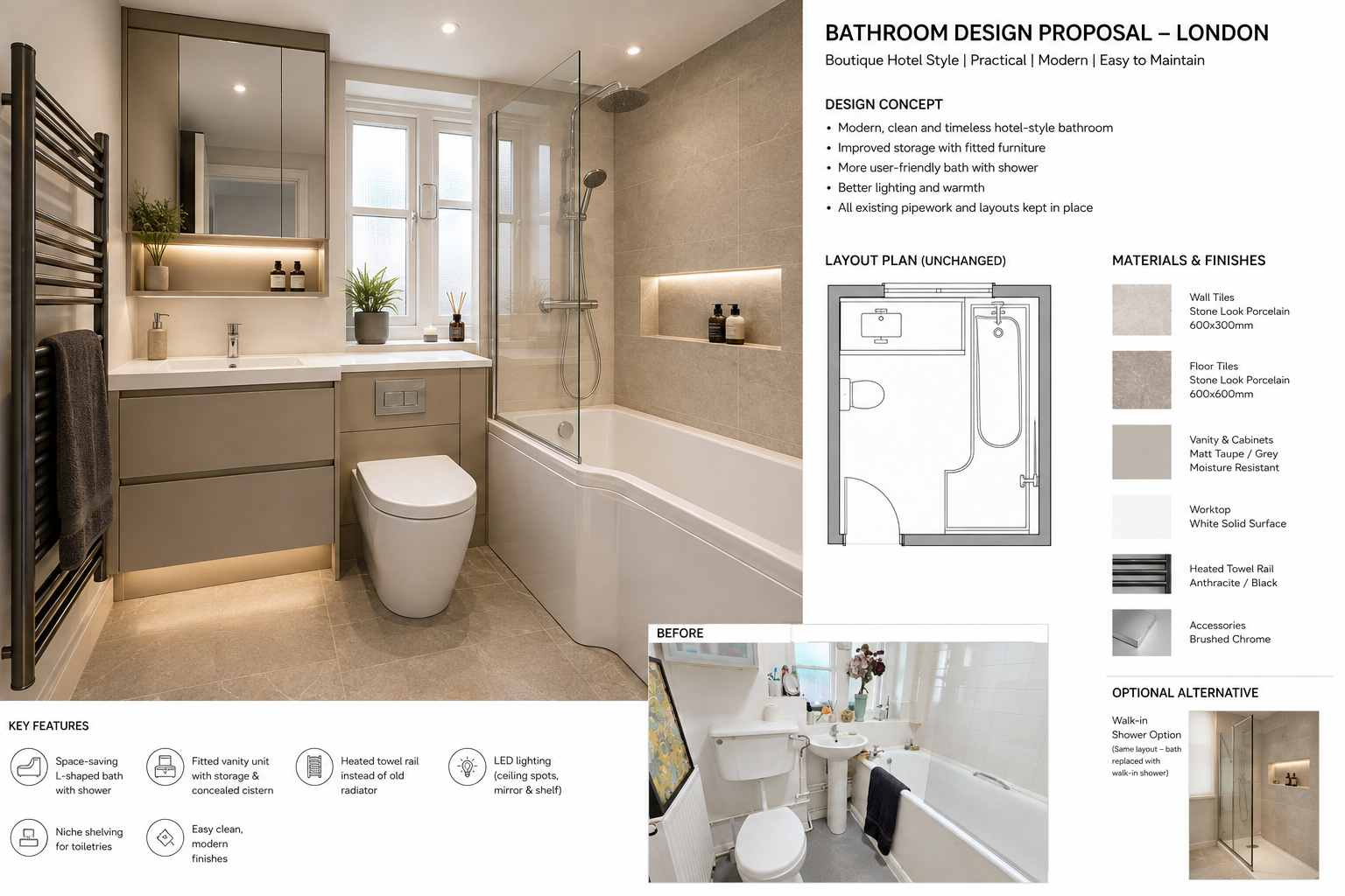 Bathroom renovation project
